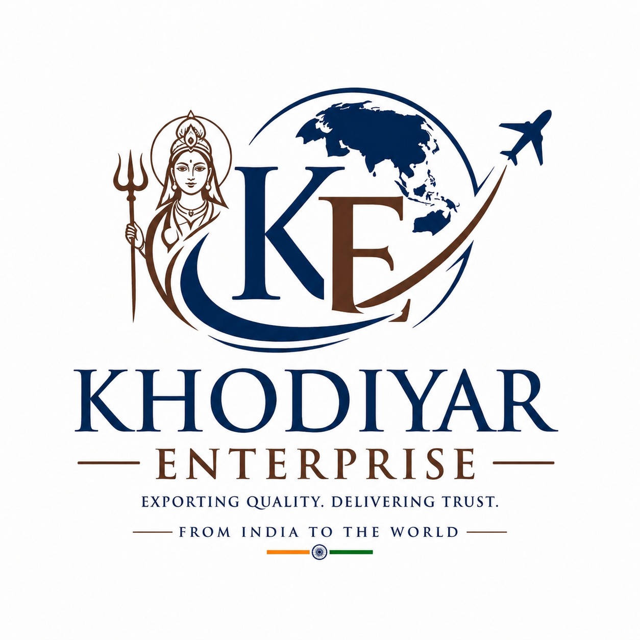 Khodiyar Enterprise official logo — dehydrated vegetables and spices manufacturer